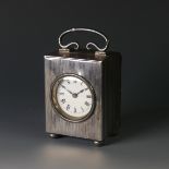 A George V silver Miniature Timepiece, by George Neal & George Neal, hallmarked London, 1915, with