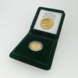 An Elizabeth II gold Sovereign, dated 1980, in Royal Mint Proof presentation case with certificate.
