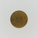 A United States of America 1 Dollar gold Coin, dated 1852.