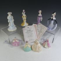 A Coalport collection of My Fair Ladies, comprising Lady Grace, Lady Eliza, Lady Catherine and