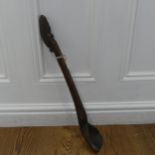 An Early primitive carved folk art Spoon / Ladle, from Afghanistan, L 55 cm.