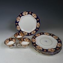 A Royal Albert 'Heirloom' pattern part Tea and Dinner Service, comprising six Tea Cups and