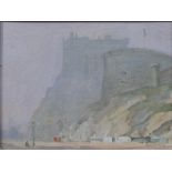 Andrew Fergusson-Cuninghame (20th century), Edinburgh Castle, oil on board, signed and dated '99,