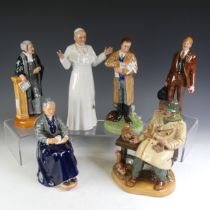 A quantity of Royal Doulton Character Figures, to comprise Doctor HN4286, Country Vet HN4650, Cup of