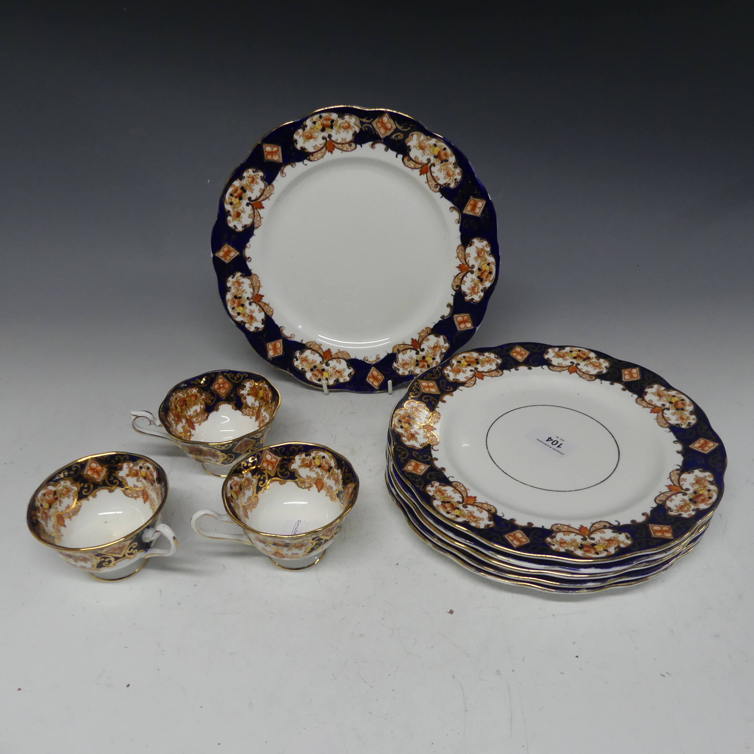 A Royal Albert 'Heirloom' pattern part Tea and Dinner Service, comprising six Tea Cups and - Image 6 of 7