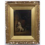 After Sir Edwin Landseer (1802-1873), 'Low Life' and 'High Life', a pair, oil on board, 28cm x 20cm,