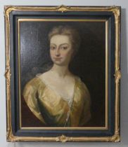 18th century School, Portrait of Mary Wilbraham, wife of Rev. Robert Hill (1746-1831), oil on