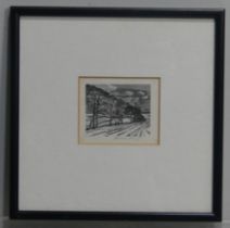 Howard Phipps, (B. 1954), Woodblock print, Swyre Knoll, 19/30, signed in pencil together with one
