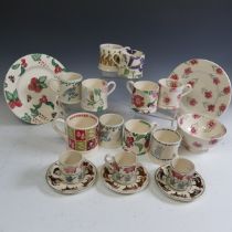 A large quantity of Emma Bridgewater pottery Mugs, to comprise Hare, Cats, floral pattern, etc. also