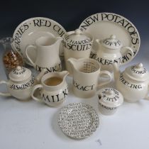 A quantity of Emma Bridgewater 'Toast & Marmalade' Wares, to comprise a large Serving Dish, L