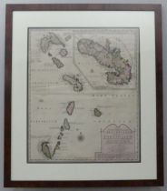 Caribbean, map by Ottens (Reiner & Joshua), Tabula Novissima atque accuratissima Caraibicarum