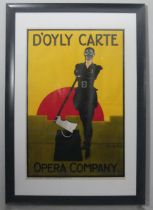 D'Oyly Carte: Dudley Hardy (British, 1867-1922), D'Oyly Carte Opera Company lithographic poster,