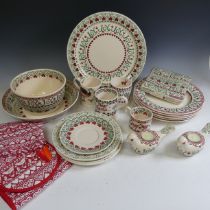 A quantity of Emma Bridgewater 'Joy' pattern Wares, comprising Pudding Basin D 19.5cm, a Fruit