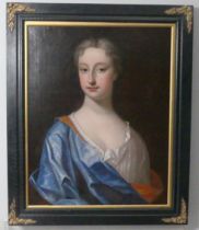 18th century School, Portrait of a Lady, probably one of the Wilbraham sisters, oil on canvas,