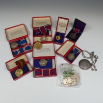 Coronation Medals; Two cased 1937 George VI and Queen Elizabeth medals, both boxed with ribbons,