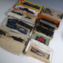 Rivarossi 'H0' gauge 4-piece train set, boxed, together with six various 'H0' locomotives, including