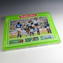 Subbuteo  - The Football Game, including four teams, pitch, goals, score board, pitch, etc, boxed,