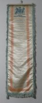 The State Procession of Queen Victoria, 9th November 1837, a silk scroll depicting the order of