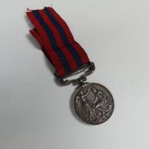 An India General Service medal Burma 1885-1887, one clasp, (1579 Pte J. Salter 2d Bn. Som L.I),