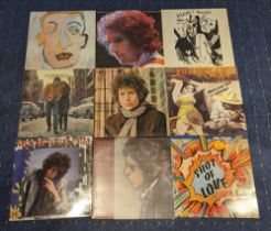 Vinyl Records; Bob Dylan, a collection of mainly original LP's, including 'Blonde on Blonde' CBS