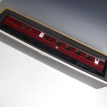 Tower Brass Models, gauge 1 / G scale, 45mm, Mark 1 passenger coach, BR maroon, no. M4356, boxed.