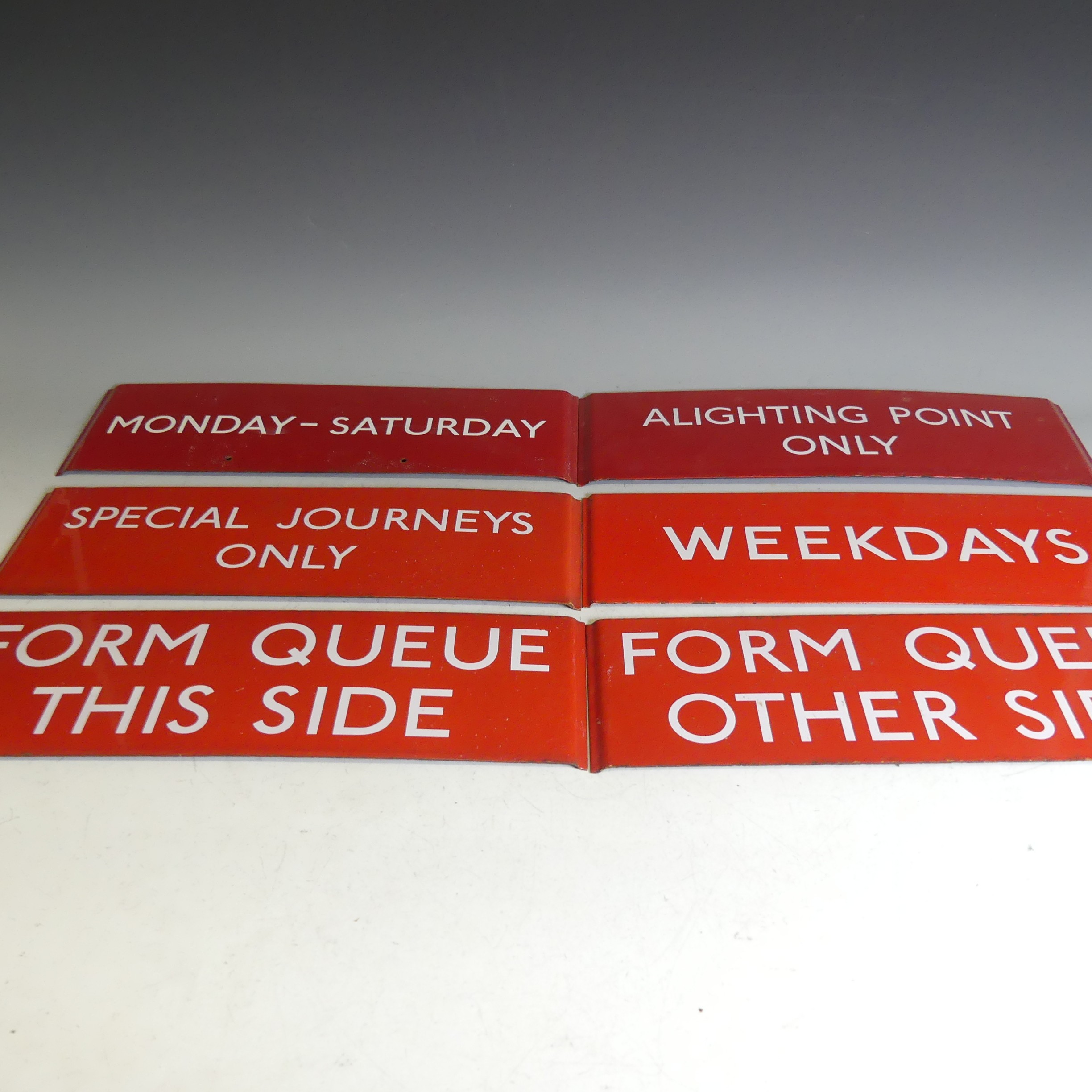 London Transport; a collection of of London Transport bus stop enamel G-PLATES, all are E3-size - Image 2 of 3