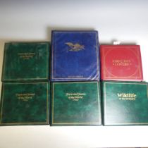 A collection of World Wildlife Covers and Stamps, in six albums (6)