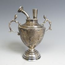 A Victorian silver Wax Jack, by William Comyns & Sons, hallmarked London 1882, of urn form, the