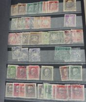 Stamps: A collection of stamps in eleven albums and stock books including Germany and States, GB
