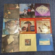 Vinyl Records; A collection of mostly original LP's and Singles, mainly 1980's, including Paul