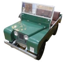 A model Series 1 Land Rover built from a Toylander kit with modifications by the owner, the model