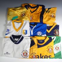 Slough Town F.C.: seven various football shirts, together with two others, Rochdale A.F.C., and