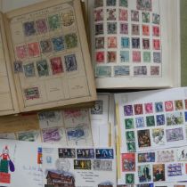 Stamps: A collection of various stamps and covers in a box with GB from 1840 1d Black (a lot)