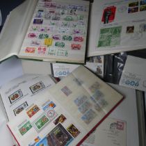 Stamps: A collection of Scout Stamps, locals and covers, in six albums (6)