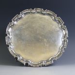 A George V silver Salver, by William Hutton & Sons Ltd, hallmarked Sheffield, 1935, of plain