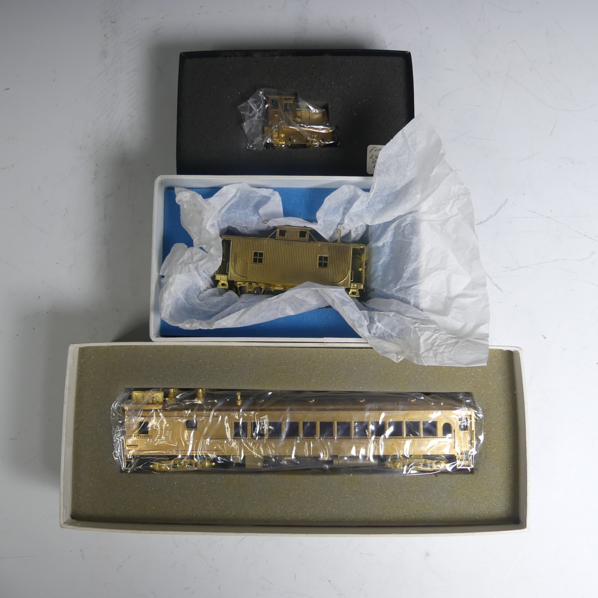 Gem Models (Japan), ‘H0’ gauge KT-101 Maryland and Pennsylvania Gas-Electric ‘Doodlebug’, brass, - Image 2 of 3