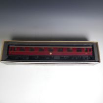 Tower Brass Models, gauge 1 / G scale, 45mm, Mark 1 passenger coach, BR maroon, no. M3001, boxed.