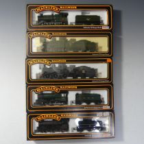 Mainline Railways: Five “00” gauge Locomotives with tenders, No.37-058 0-6-0 2251 Class Collett