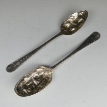 A George III silver Table Spoon, by John Lampfert, hallmarked London 1773, Hanoverian pattern,