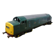 A 5 inch gauge battery operated Locomotive, finished in green a model of a diesel electric