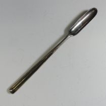 A George III silver Marrow Scoop, makers mark 'GS', probably for George Smith, hallmarked London,
