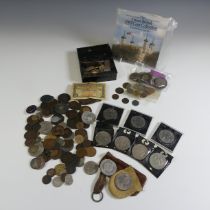 A quantity of Pre-1920 silver Coins, including four Victorian crowns, a 1935 Jubilee Crown, two