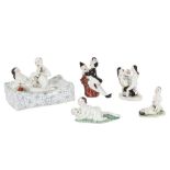 CHINESE PORCELAIN EROTIC FIGURE GROUPS