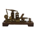 Charles' Patent Model Of A Brick Making Machine