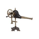 A Ornate Victorian Hand Cranked Mechanical Fire Bellows