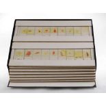 A Storage Box of Mostly Marine Life Microscope Slides.