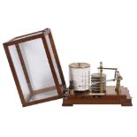 A Negretti & Zambra Miniature Barograph