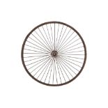 A 19th Century Velocipede Style Bicycle Wheel