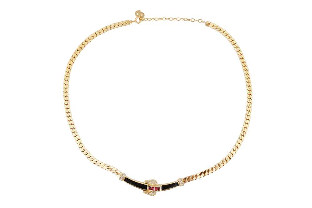 A COSTUME JEWELLERY NECKLACE BY CHRISTIAN DIOR