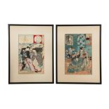 TWO JAPANESE WOODBLOCK PRINTS